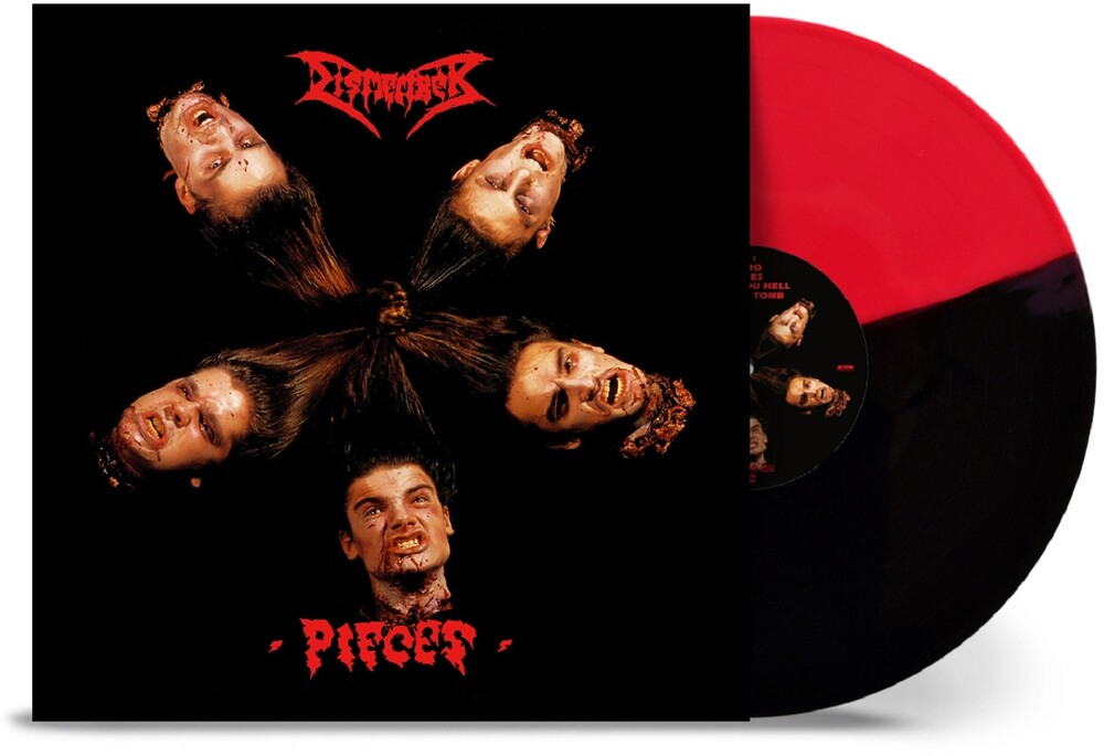 Dismember - Pieces [Indie Exclusive] - Red & Black Split [Colored Vinyl] [Indie Exclusive]
