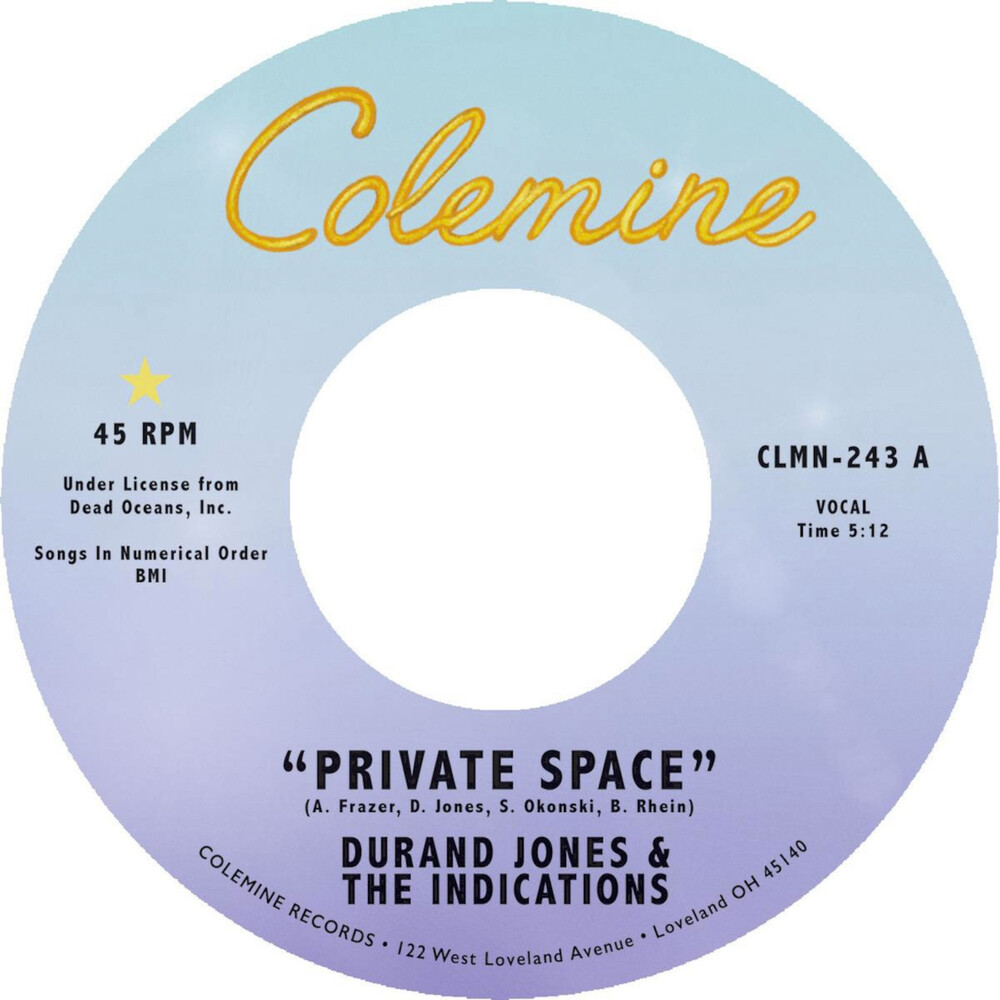 Durand Jones  & The Indications - Private Space / Sea Of Love [Colored Vinyl]