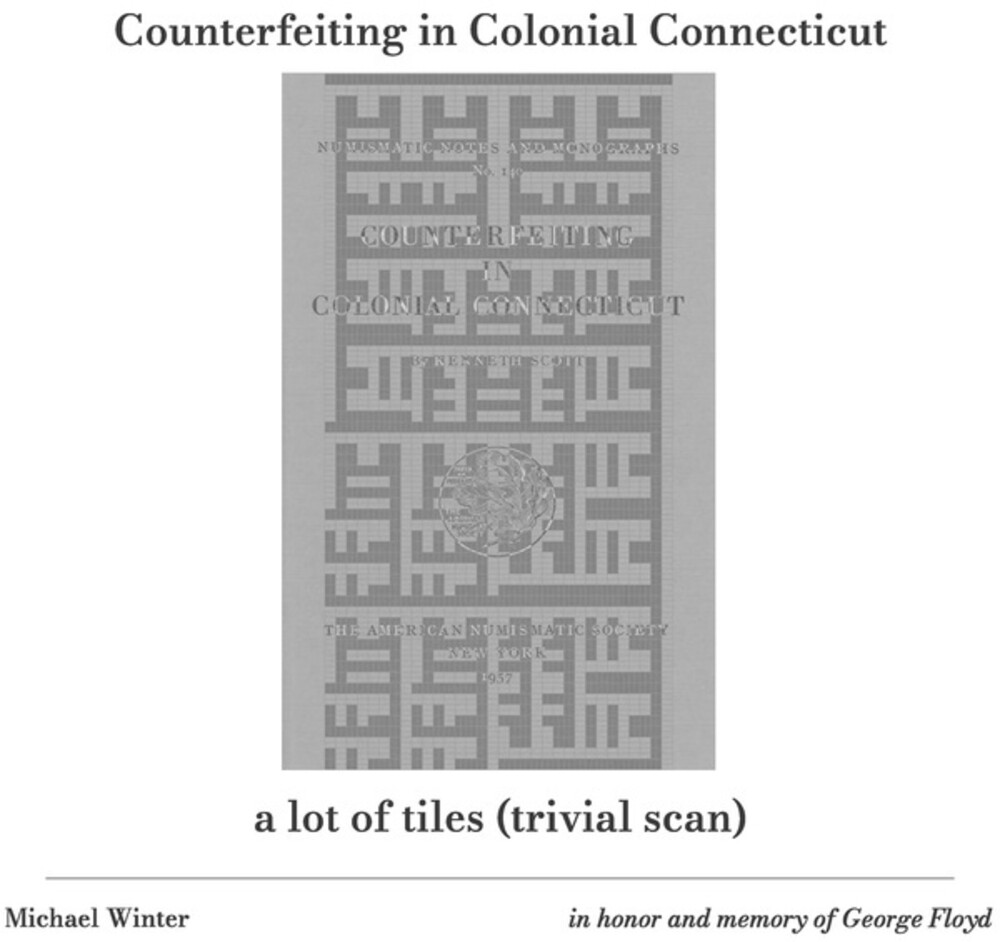 Winter, Michael - Counterfeiting In Colonial Connecticut