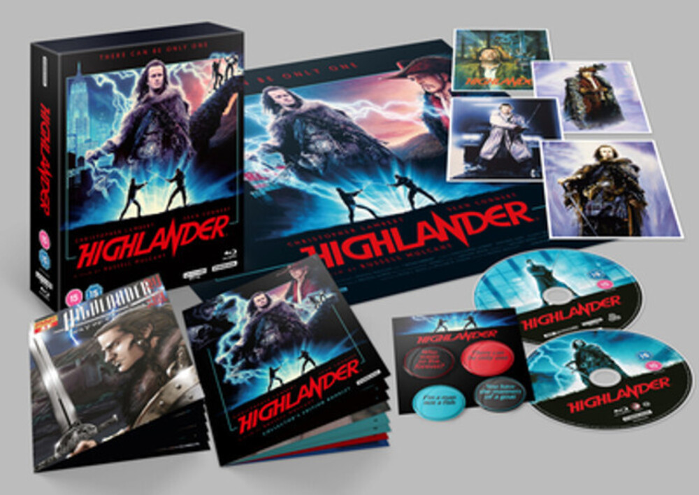 Highlander - Highlander - Limited Collector's Edition All-Region UHD & Region B Blu-Ray with Pins & Poster