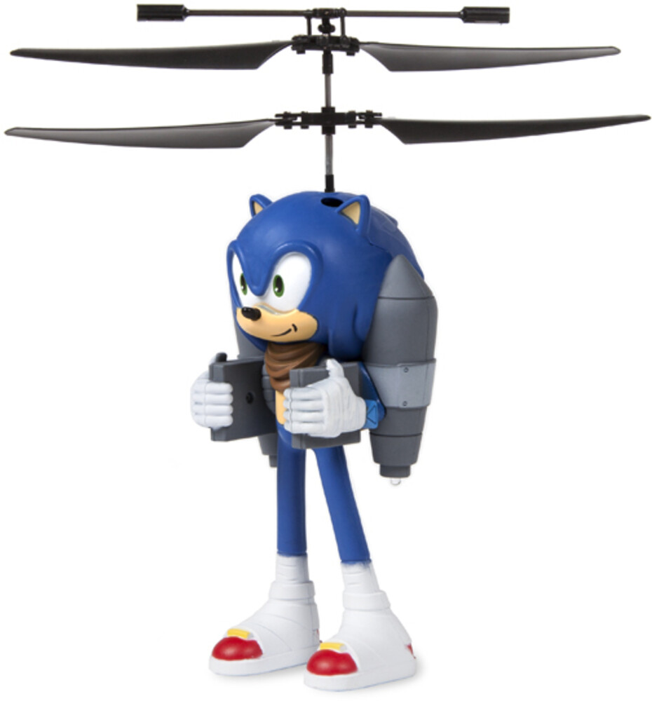 Rc Figures - Sonic Boom Sonic 2.5 Channel IR Jetpack Flying Figure Helicopter (Sonic)
