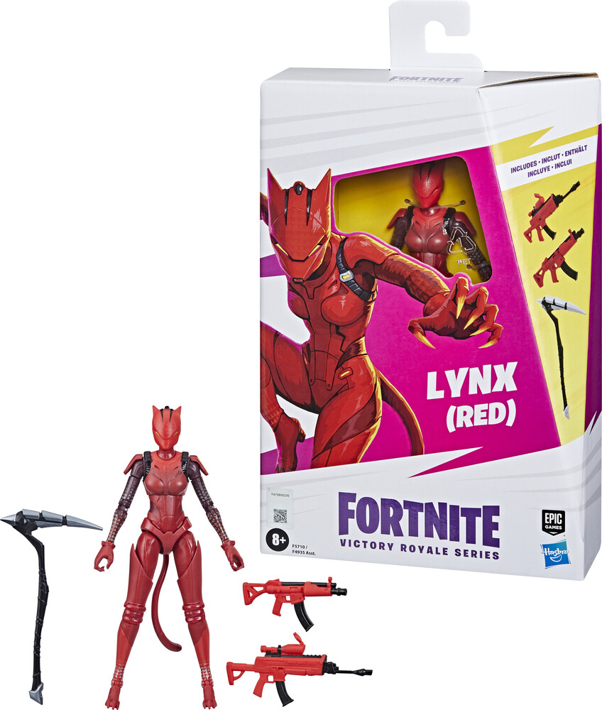 Frt 6in Red Lynx - Hasbro Collectibles - Fortnite 6 Inch Red Lynx