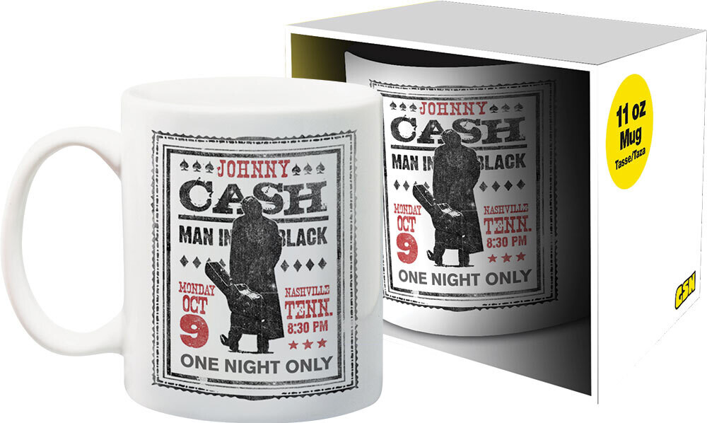 Johnny Cash One Night Only Poster Art 11Oz Mug - Johnny Cash One Night Only Poster Art 11oz Mug