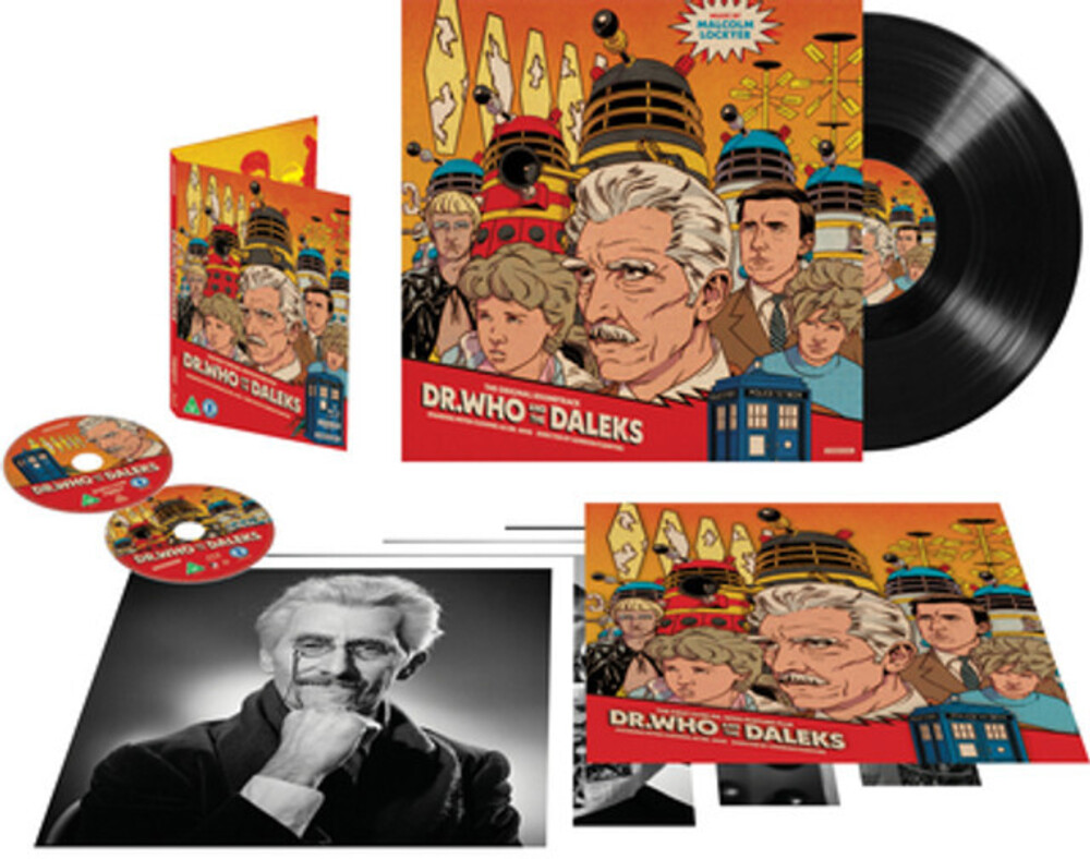 Dr Who & the Daleks - Dr. Who & The Daleks - Limited Collector's Edition All-Region UHD & Region B Blu-Ray with Vinyl LP & Poster
