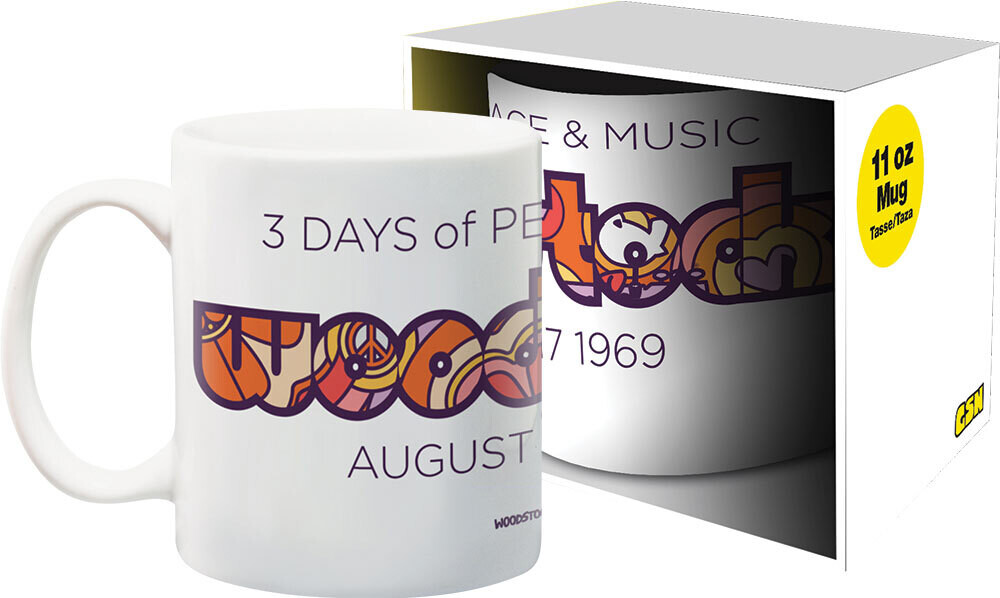 Woodstock 3 Days of Peace & Music Date 11Oz Mug - Woodstock 3 Days Of Peace & Music Date 11oz Mug