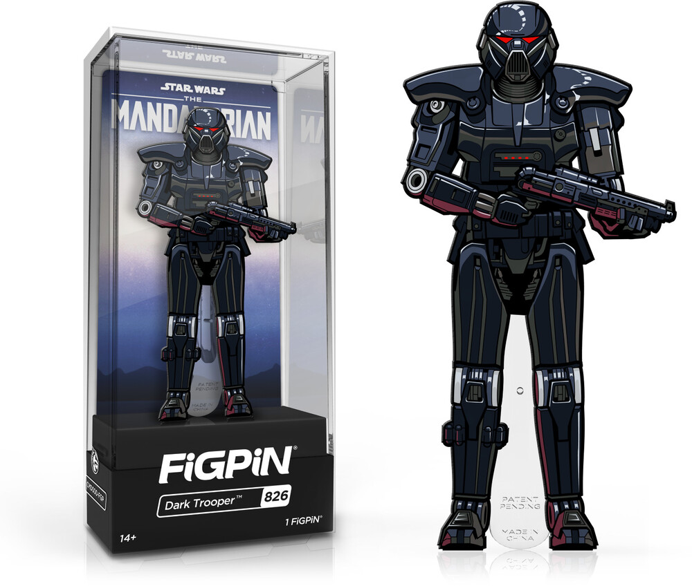 Figpin Star Wars Mandalorian Dark Trooper #826 - Figpin Star Wars Mandalorian Dark Trooper #826