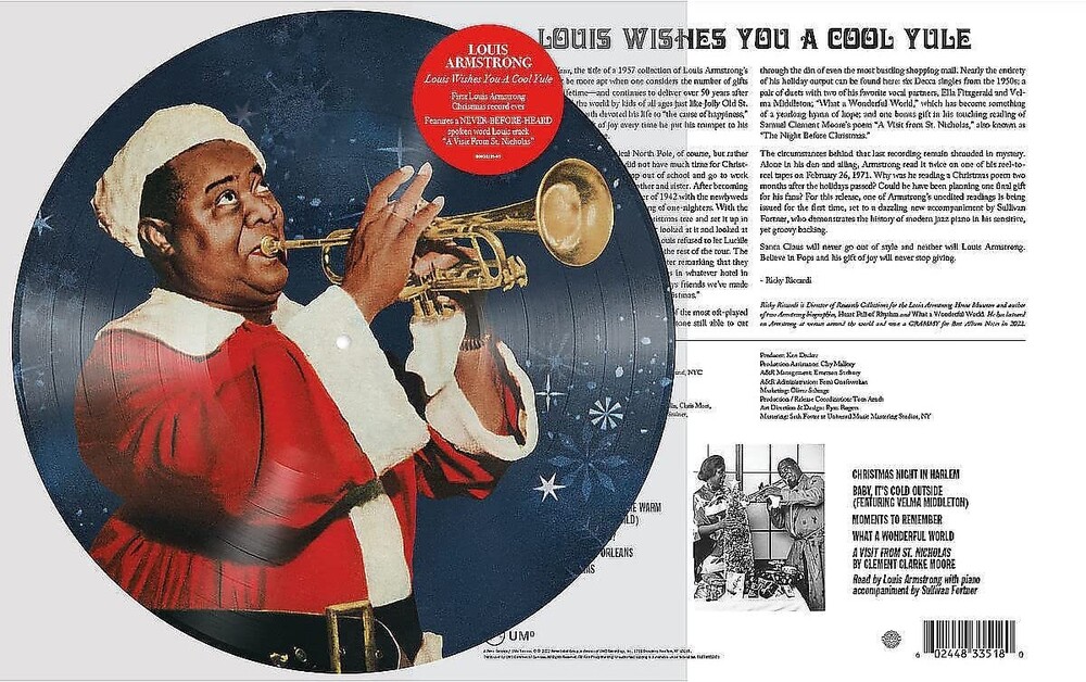 Louis Armstrong - Louis Wishes You a Cool Yule [Limited Edition Picture Disc LP]