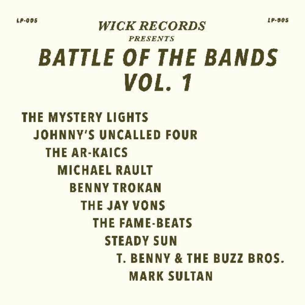 Various Artists - Wick Records Presents Battle of the Bands Vol. 1 [LP]