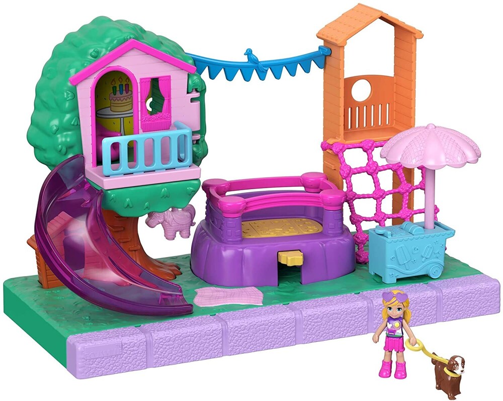 Polly Pocket - Mattel - Polly Pocket Pollyville Outdoor Party Pack