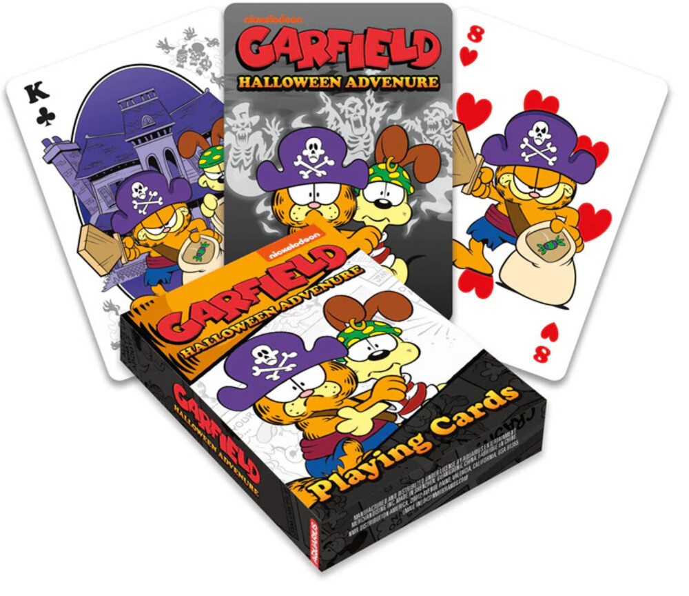 Garfield Halloween Playing Cards - Garfield Halloween Playing Cards (Clcb) (Crdg)