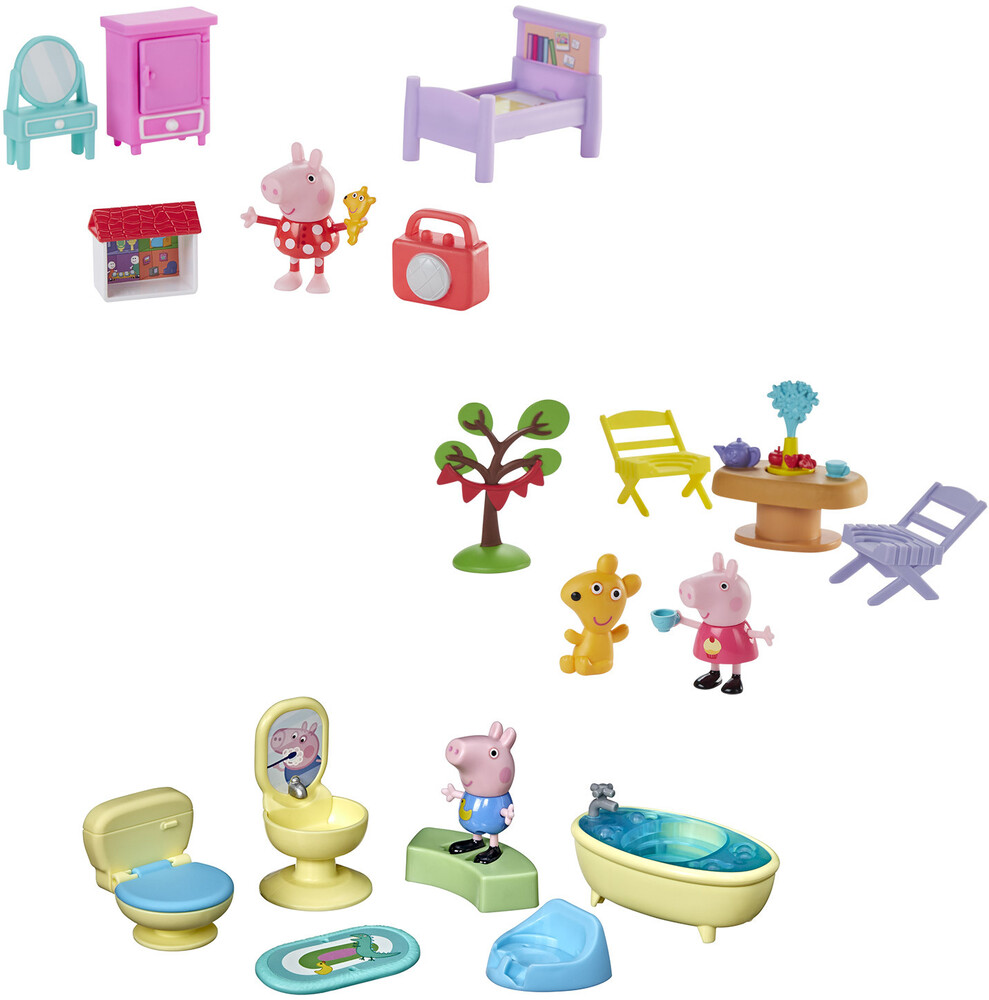 Pep Little Rooms Ast - Hasbro Collectibles - Peppa Pig Little Rooms Assortment