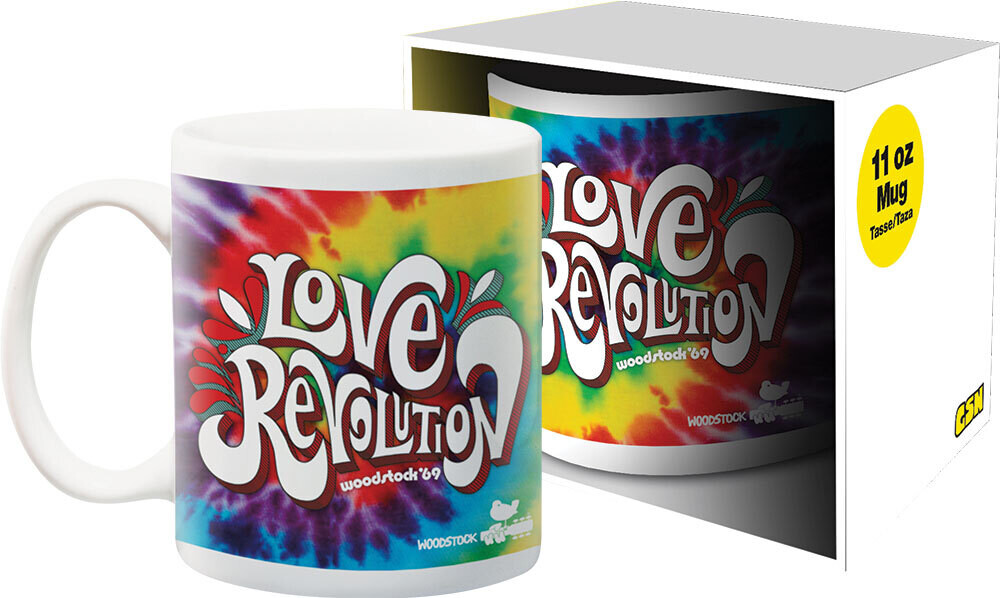 Woodstock Love Revolution 1969 11Oz Boxed Mug - Woodstock Love Revolution 1969 11oz Boxed Mug