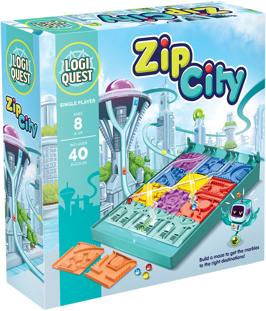 Logiquest Zip City Logic Puzzle - Logiquest Zip City Logic Puzzle (Puzz)