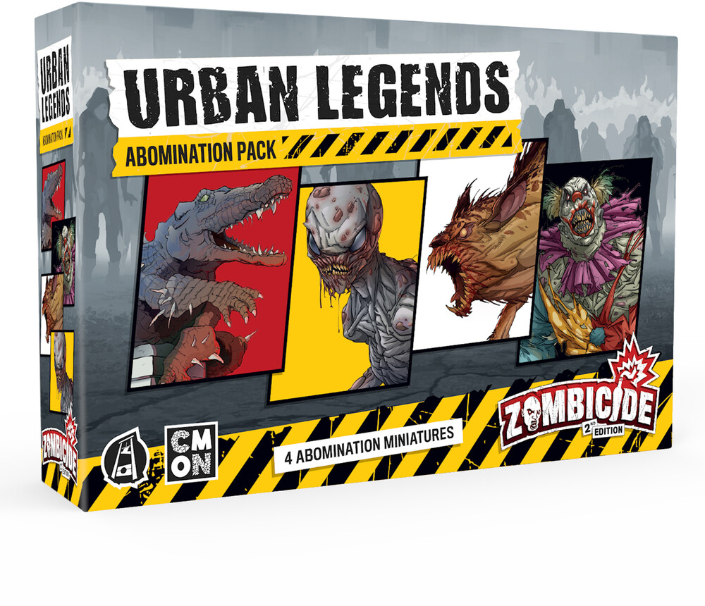 Zombicide 2nd Edition Urban Legends Abomination Pk - Zombicide 2nd Edition Urban Legends Abomination Pk