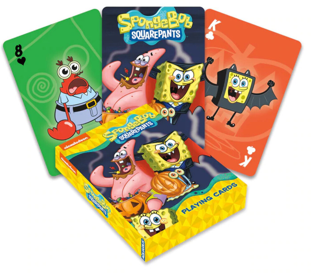 Spongebob Halloween Playing Cards - Spongebob Halloween Playing Cards (Clcb) (Crdg)