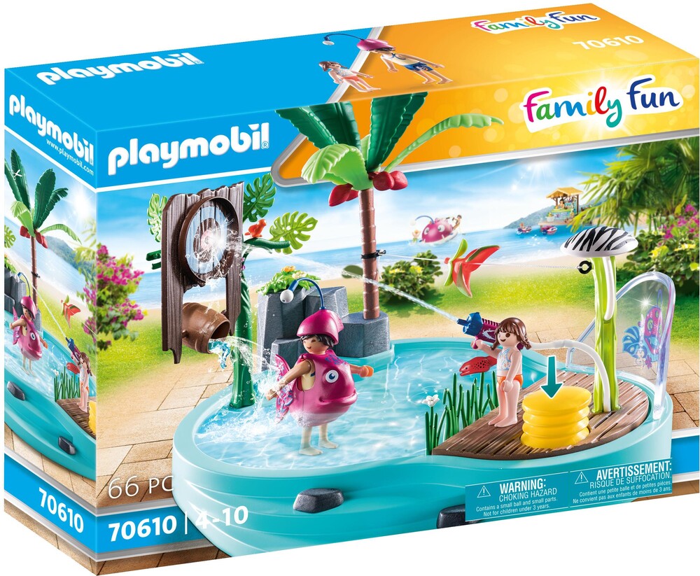 Playmobil - Family Fun Small Pool With Water Sprayer (Fig)
