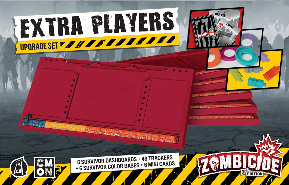 Zombicide 2nd Edition Extra Players Upgrade Set - Zombicide 2nd Edition Extra Players Upgrade Set