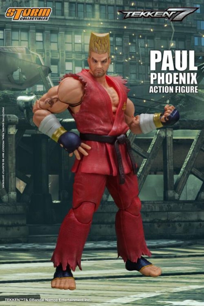 Storm Collectibles - Tekken 7 - Paul Phoenix, 1/12 Action Figure