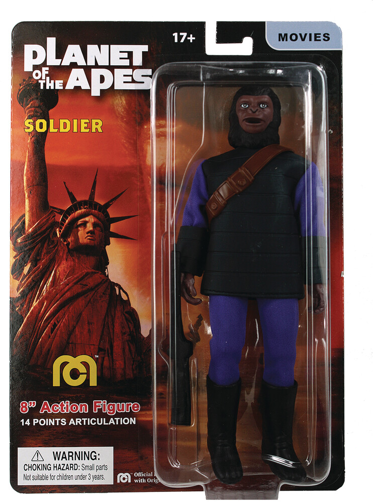 MEGO - Mego Movies Planet Of The Apes Soldier Ape 8in Af