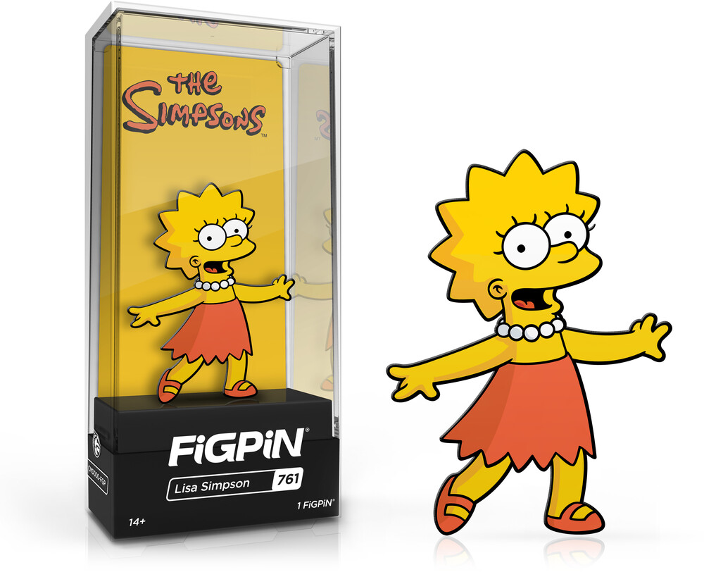Figpin Simpsons Lisa Simpson #761 - FiGPiN The Simpsons Lisa Simpson #761