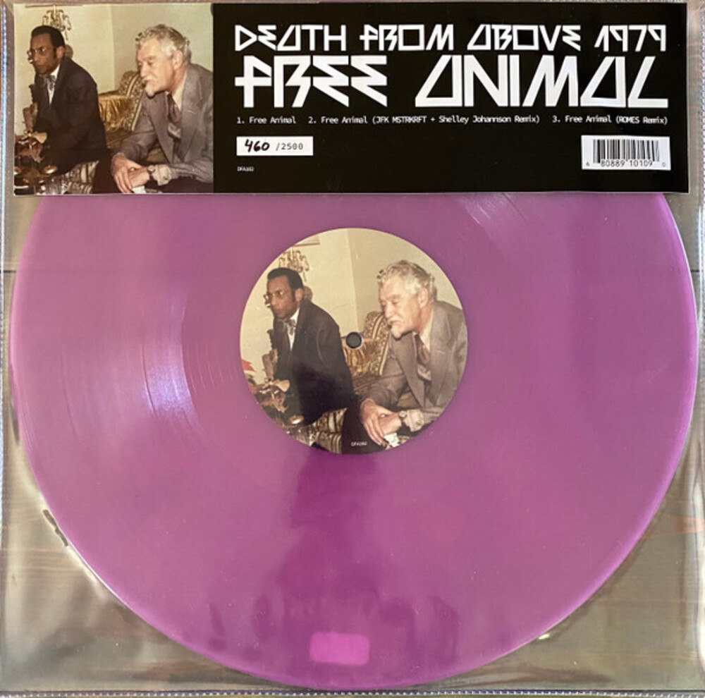 Death From Above - Free Animal - Limited & Hand-Numbered with Etched B-Side in Polybag