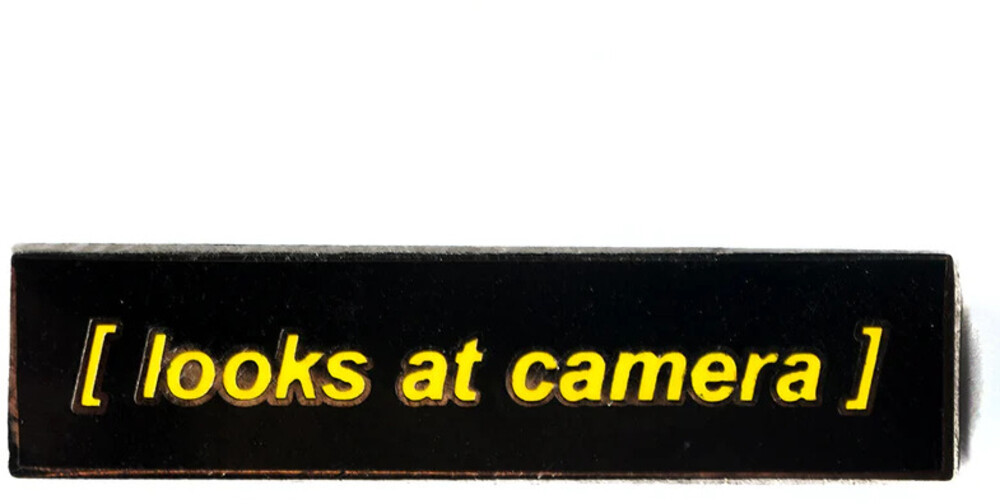Pintrill - Closed Captions Looks At Camera Enamel Pin (Clcb)