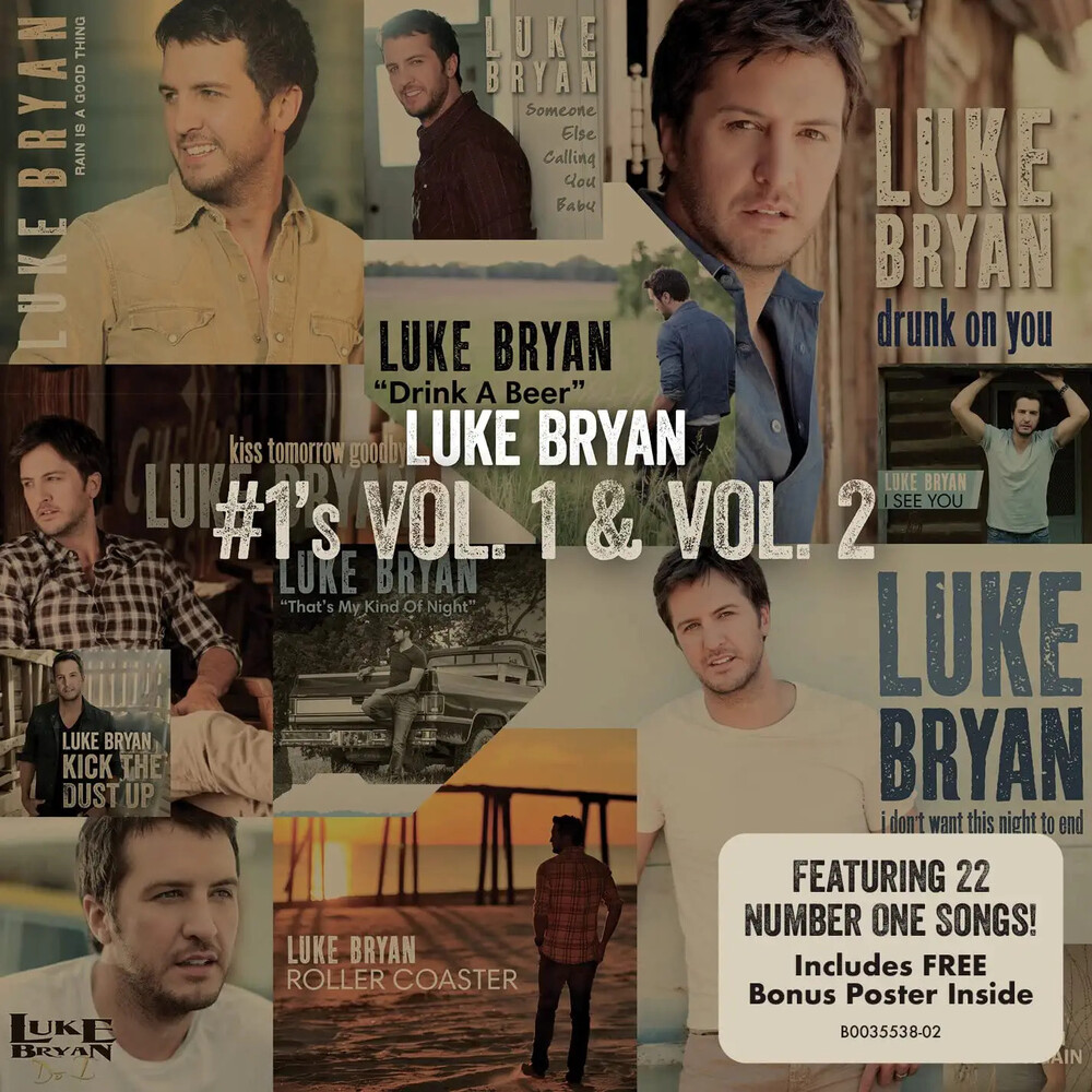 Luke Bryan - #’1’s Vol. 1 & Vol. 2 [2CD]