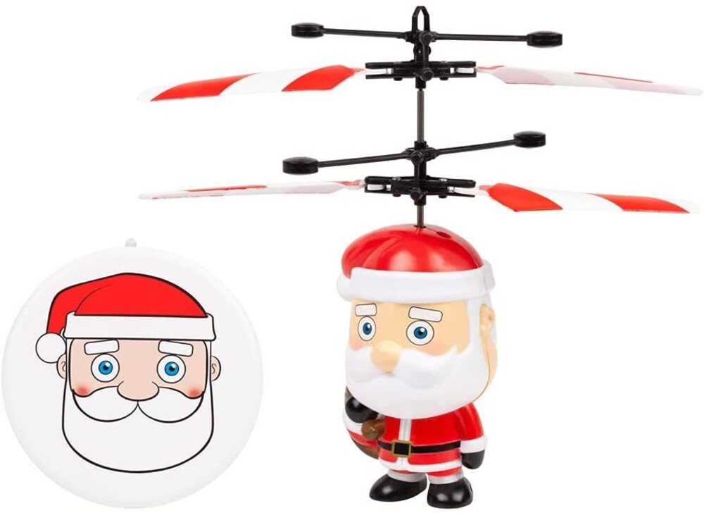 Rc Figures - Santa Claus Motion Sensing 3.5 Inch UFO Helicopter with Remote
