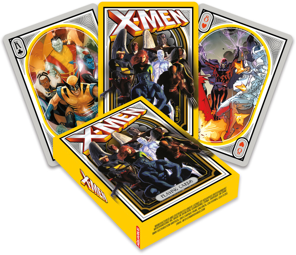Marvel Comics Xmen Playing Cards - Marvel Comics Xmen Playing Cards (Clcb) (Crdg)