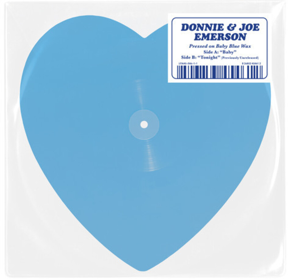 Donny Emerson  & Joe - Baby" Heart Shaped Record" - Blue (Blue) [Colored Vinyl]