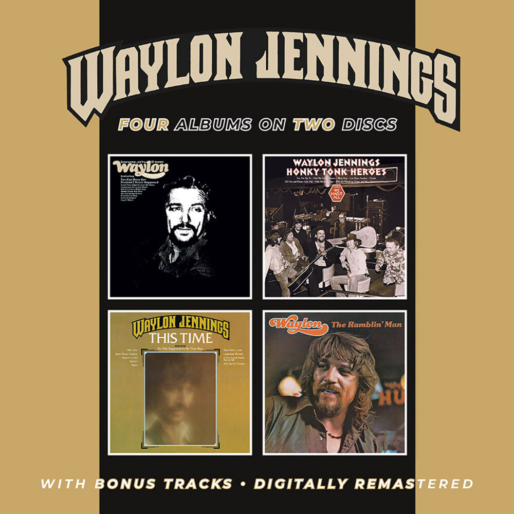 Waylon Jennings - Lonesome On'ry & Mean / Honky Tonk Heroes / This
