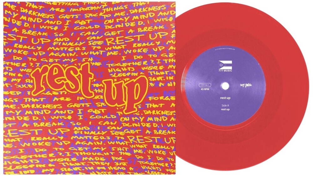 boy pablo - Rest Up [Limited Edition Red Vinyl Single]