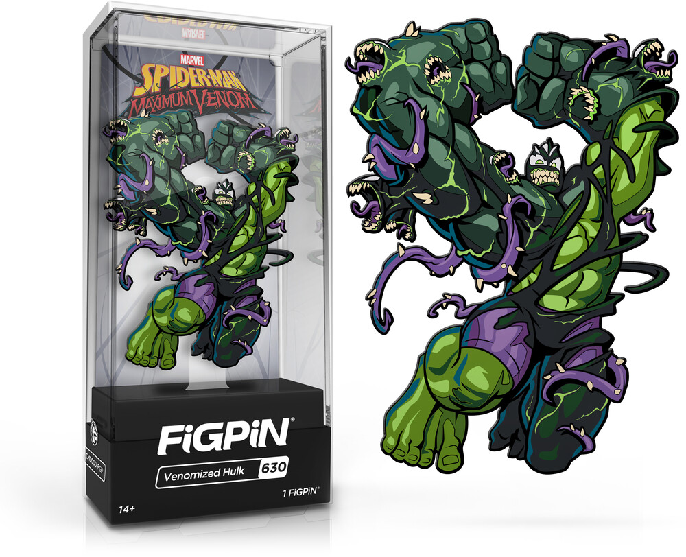 Figpin Marvel Spider-Man Max Venomized Hulk #630 - Figpin Marvel Spider-Man Max Venomized Hulk #630