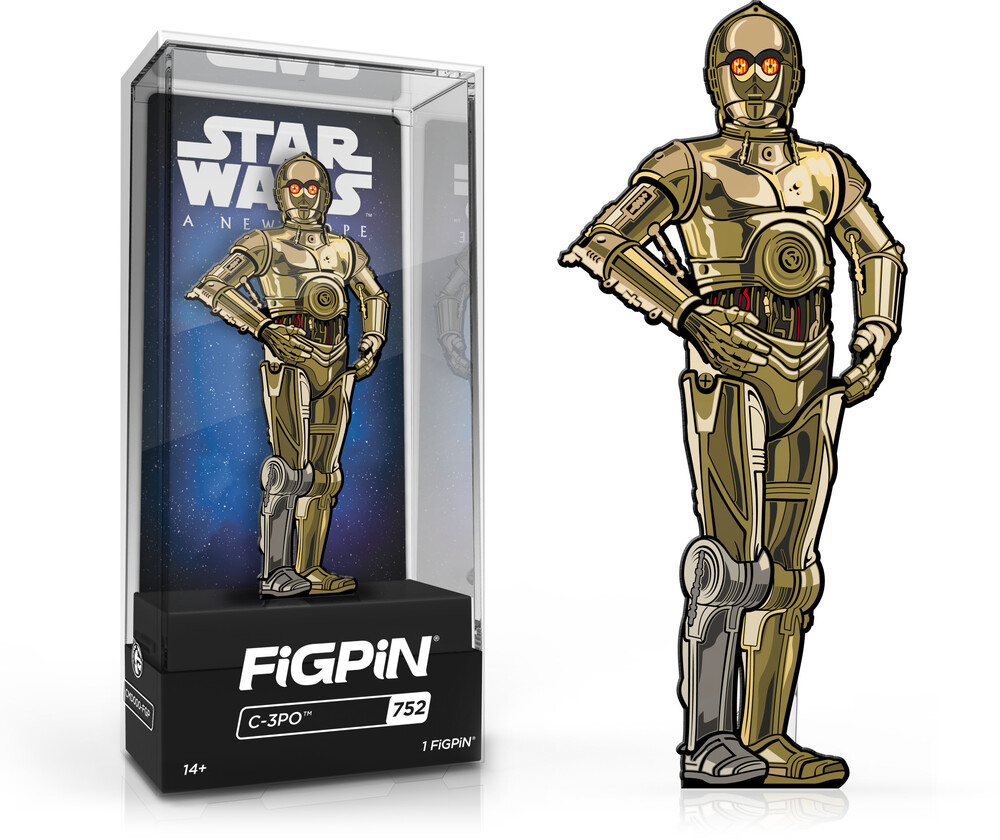 Figpin Star Wars a New Hope C-3Po #752 - FiGPiN Star Wars A New Hope C-3PO #752