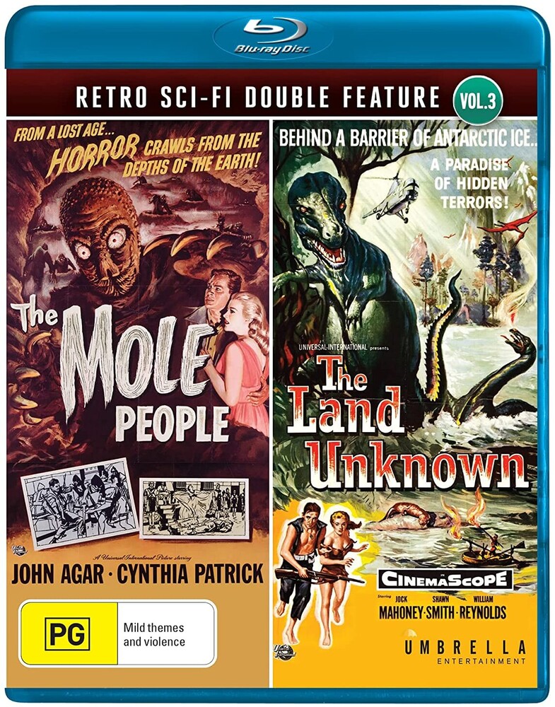 Retro/Sci-Fi Double Feature 3: Land Unknown / Mole - Retro/Sci-Fi Double Feature Volume 3: The Land Unknown / The Mole People [All-Region/1080p]