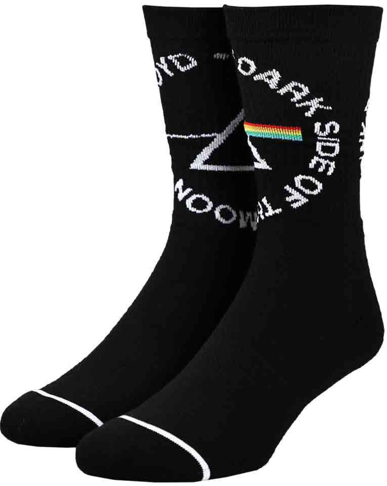Pink Floyd Dark Side of the Moon Crew Socks 8-12 - Pink Floyd Dark Side Of The Moon Crew Socks 8-12