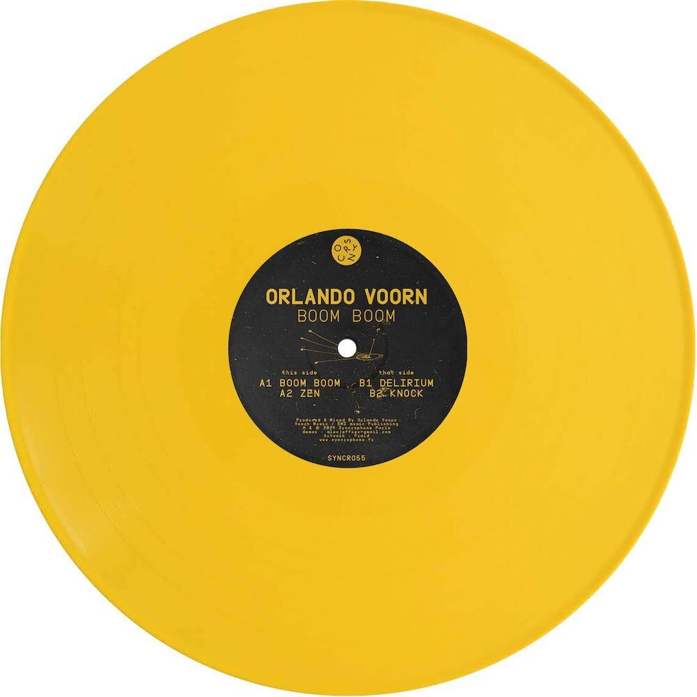 Orlando Voorn - Boom Boom [Colored Vinyl] (Ylw)