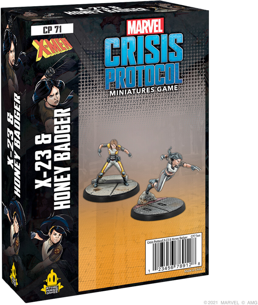 Marvel Crisis Protocol X-23 & Honey Badger Chtr Pk - Marvel Crisis Protocol X-23 & Honey Badger Chtr Pk