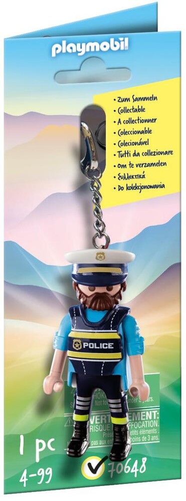 Playmobil - Police Keychain (Fig) (Key)