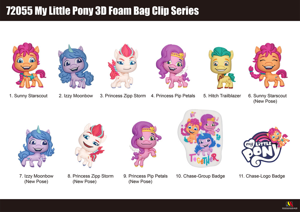 My Little Pony Movie Bag Clip (Single Blind Bag) - My Little Pony Movie Bag Clip (Single Blind Bag)