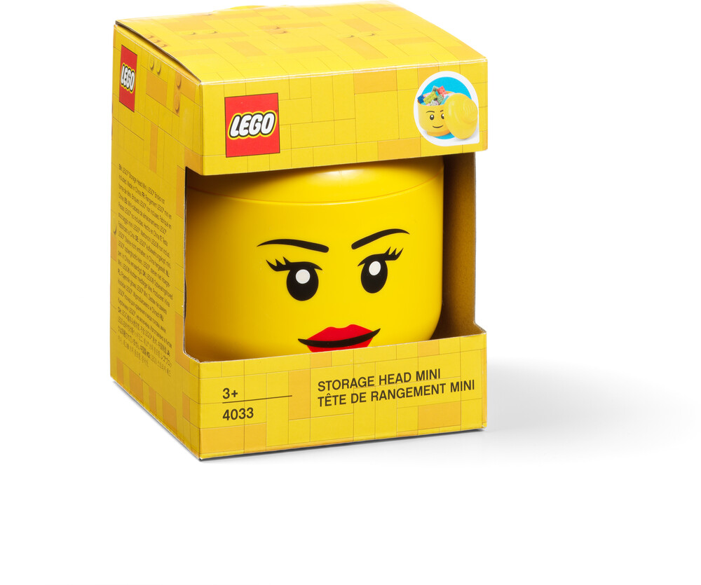 Room Copenhagen - Lego Mini Girl Storage Head (Ylw)