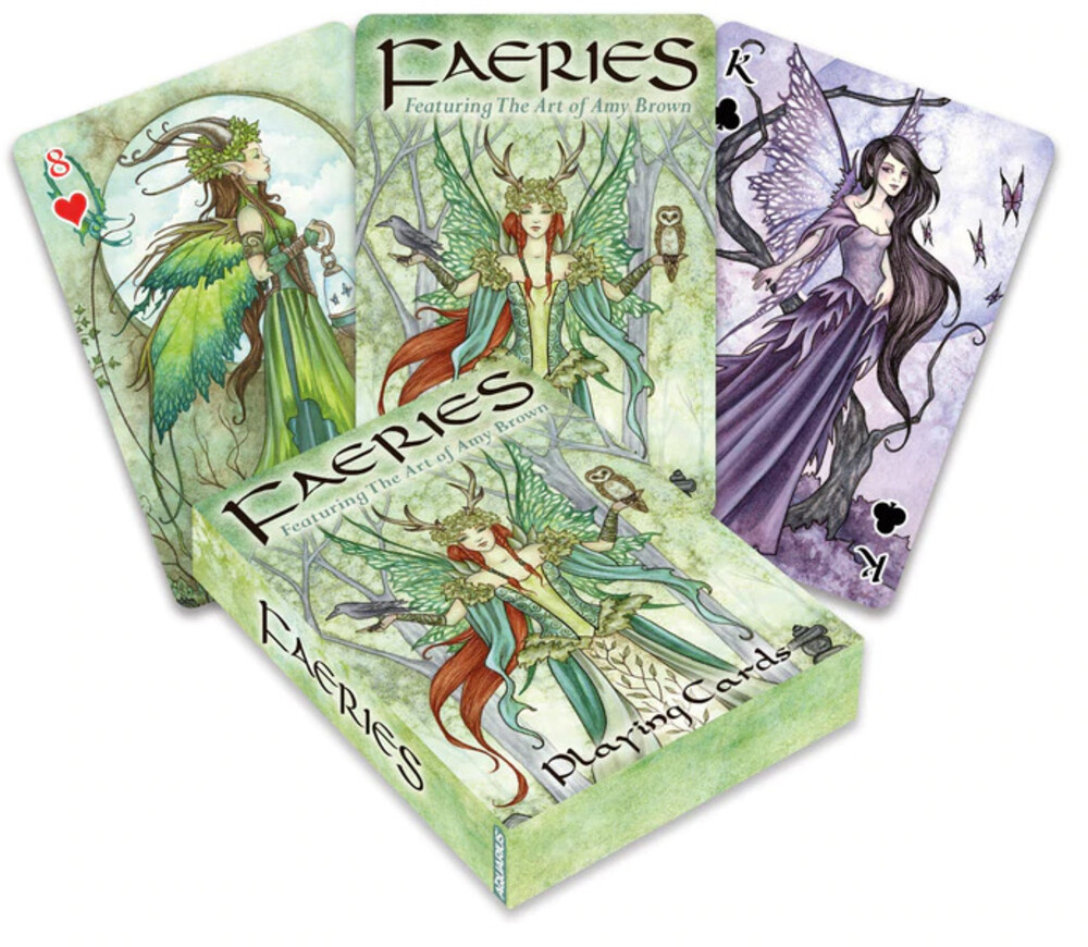 Amy Brown Faeries Playing Cards - Amy Brown Faeries Playing Cards (Clcb) (Crdg)
