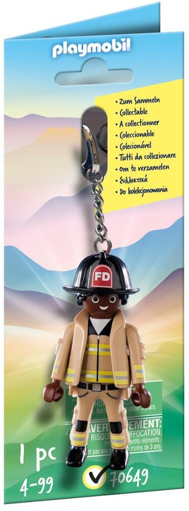 Playmobil - Firefighter Keychain (Fig) (Key)