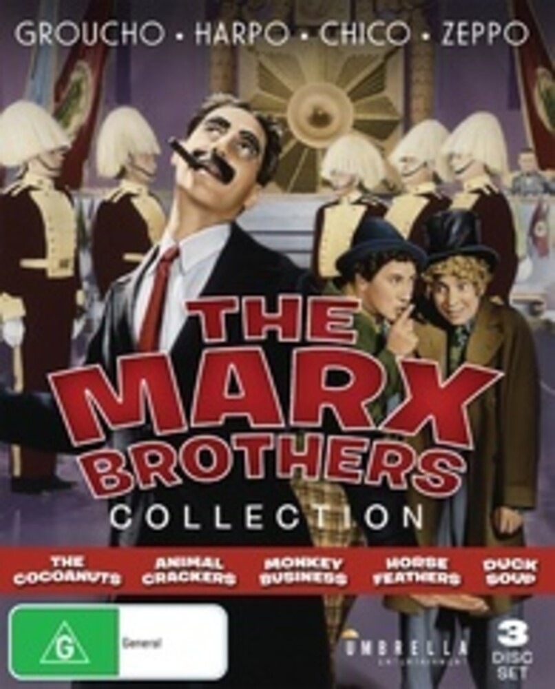 Marx Brothers Coll (Cocoanuts / Animal Crackers) - Marx Brothers Collection (Cocoanuts / Animal Crackers / Monkey Business / Horse Feathers / Duck Soup) - All-Region/1080p
