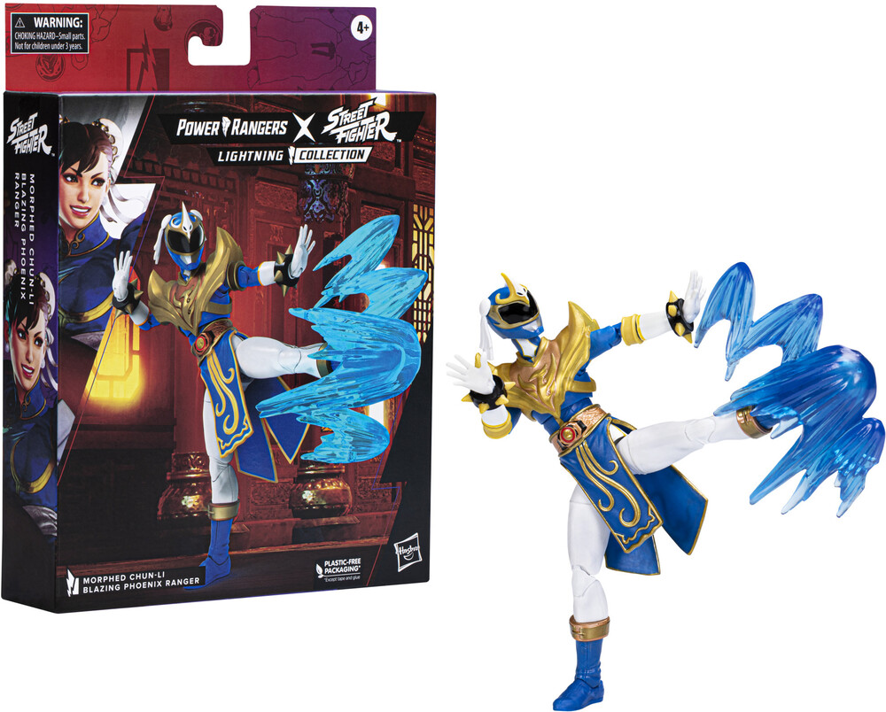 Prg Ko Morgan - Hasbro Collectibles - Power Rangers X Street Fighter Lightning Collection Morphed Chun-Li Blazing Phoenix
