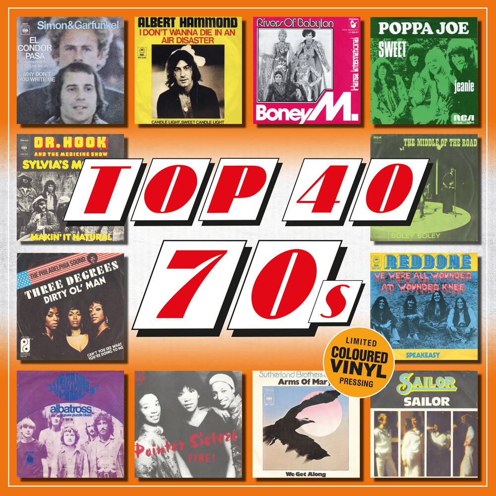 Top 40 70s / Various - Top 40 70s / Various [Colored Vinyl] (Ofgv) (Spla) (Hol)