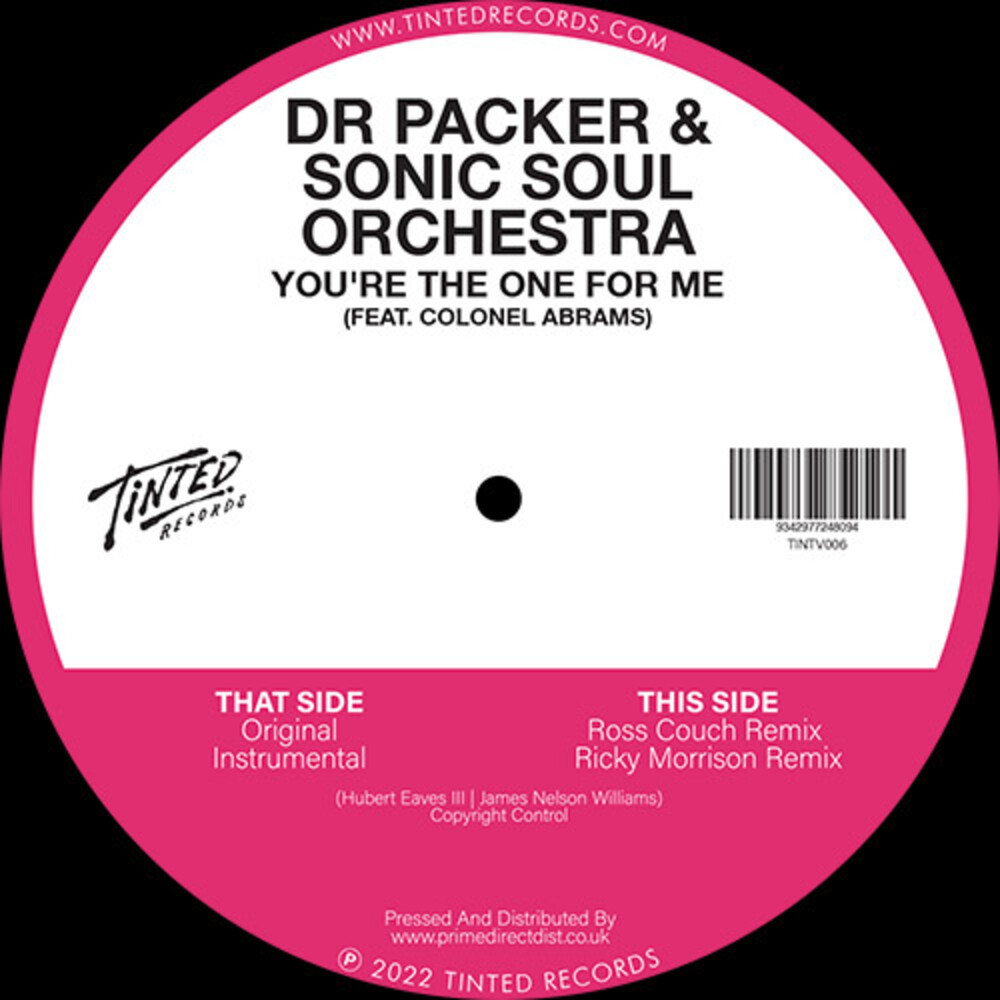Dr Packer & Sonic Soul Orchestra - You're The One For Me