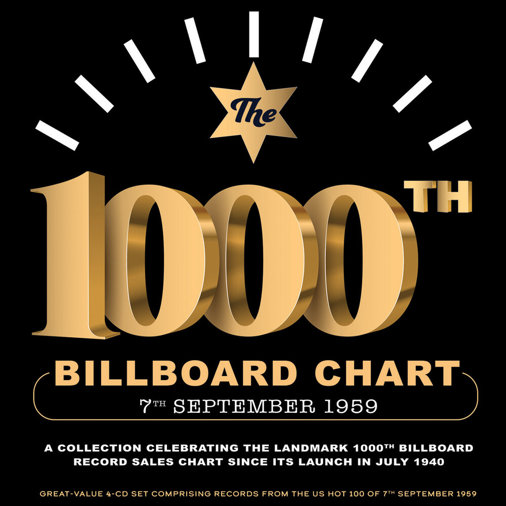 1000th Billboard Chart 7th September 1959 / Var - 1000th Billboard Chart 7th September 1959 / Var