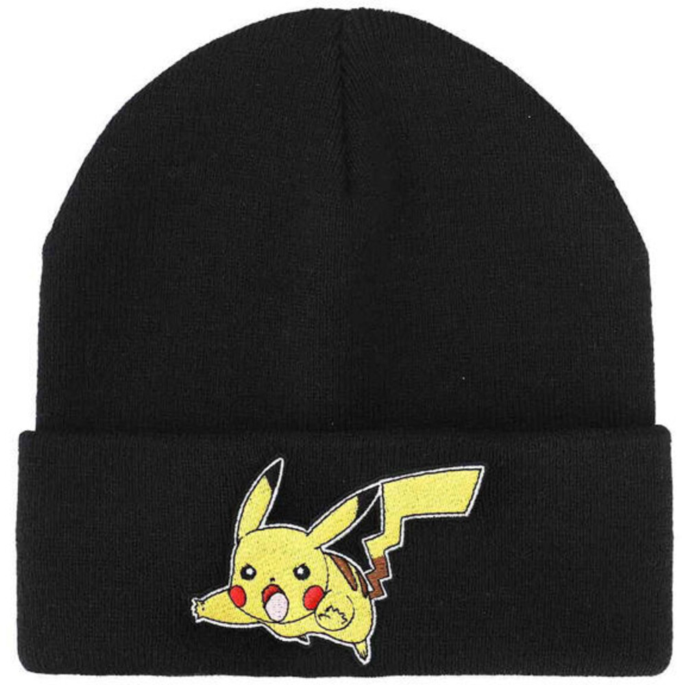 Pokemon Pikachu Embroidered Beanie - Pokemon Pikachu Embroidered Beanie (Hat) (Mult)