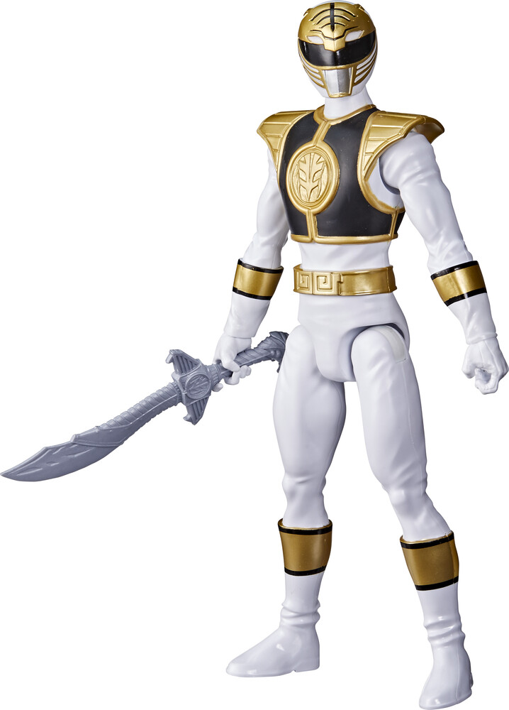 Prg 12in Mmpr White Ranger - Hasbro Collectibles - Power Rangers 12 Inch Mighty Morphin WhirwRanger